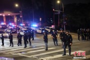 鞍山约200名海军陆战队士兵进驻洛杉矶 开始执行警戒守卫任务
